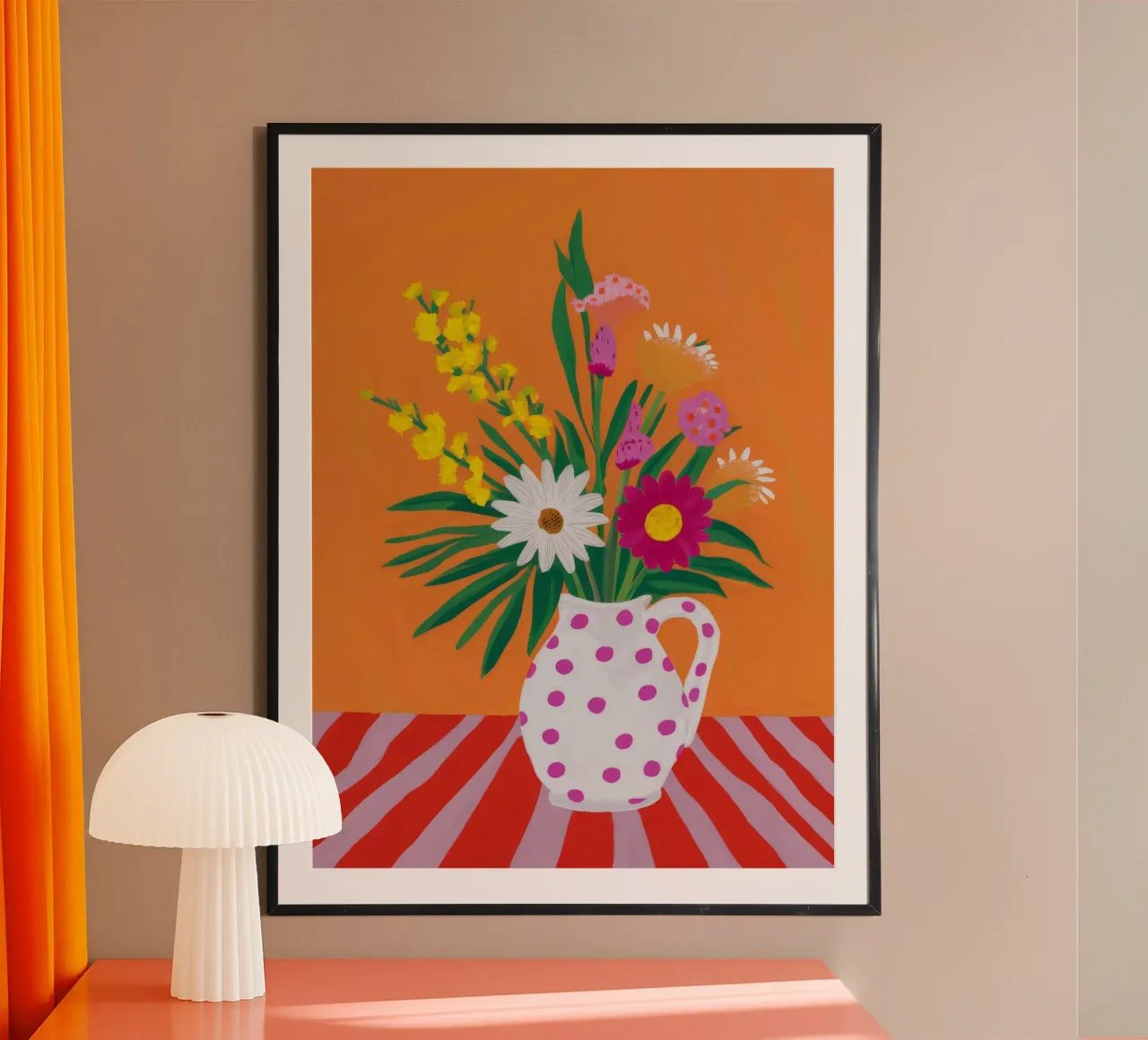 Polka Dot Vase Joy hahnemühle by Lumie Layers