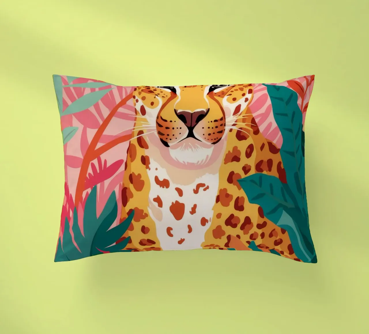 Leopard's Lush Lounge decorative cushion by Grande Serene