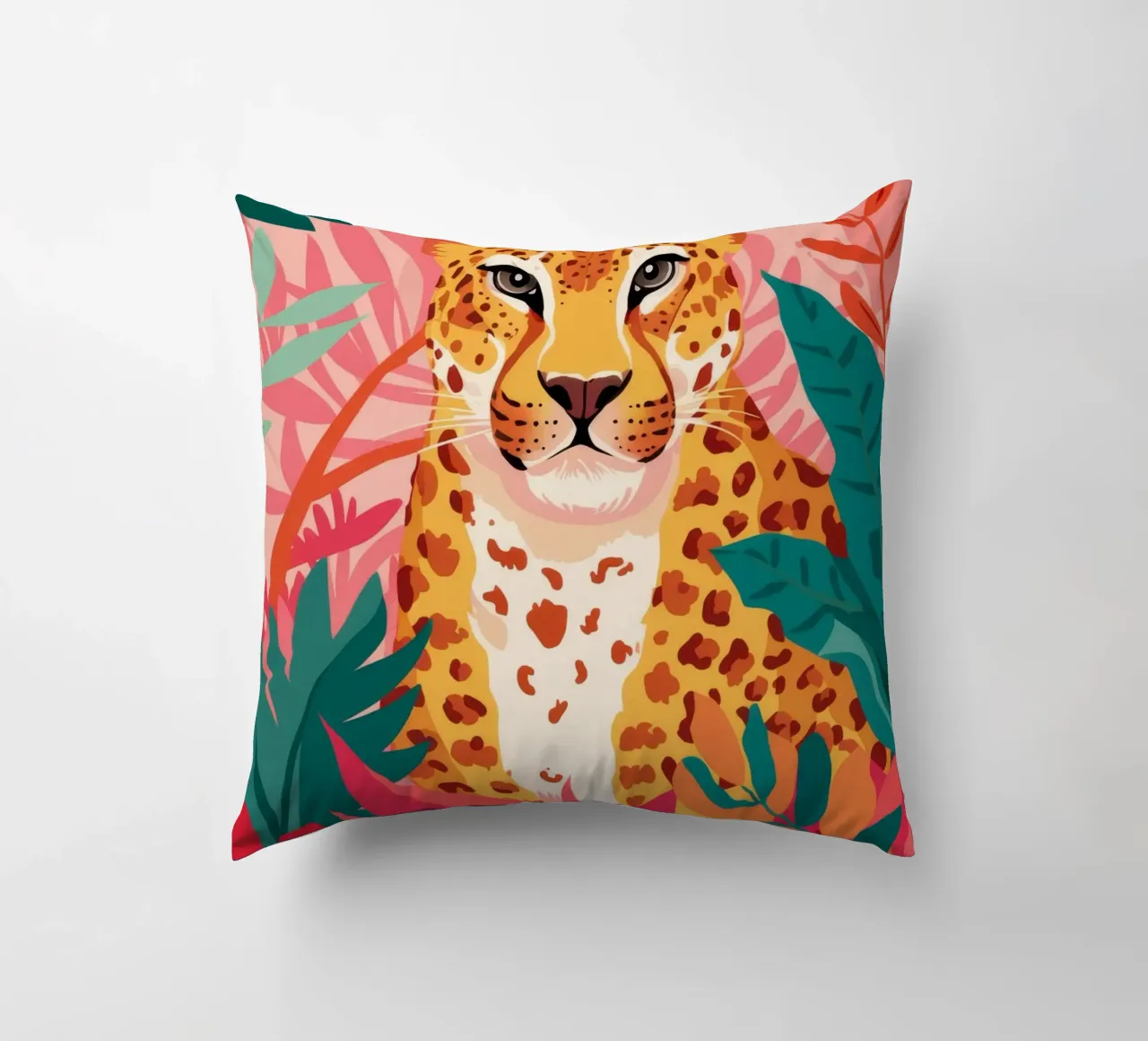 Leopard's Lush Lounge decorative cushion by Grande Serene