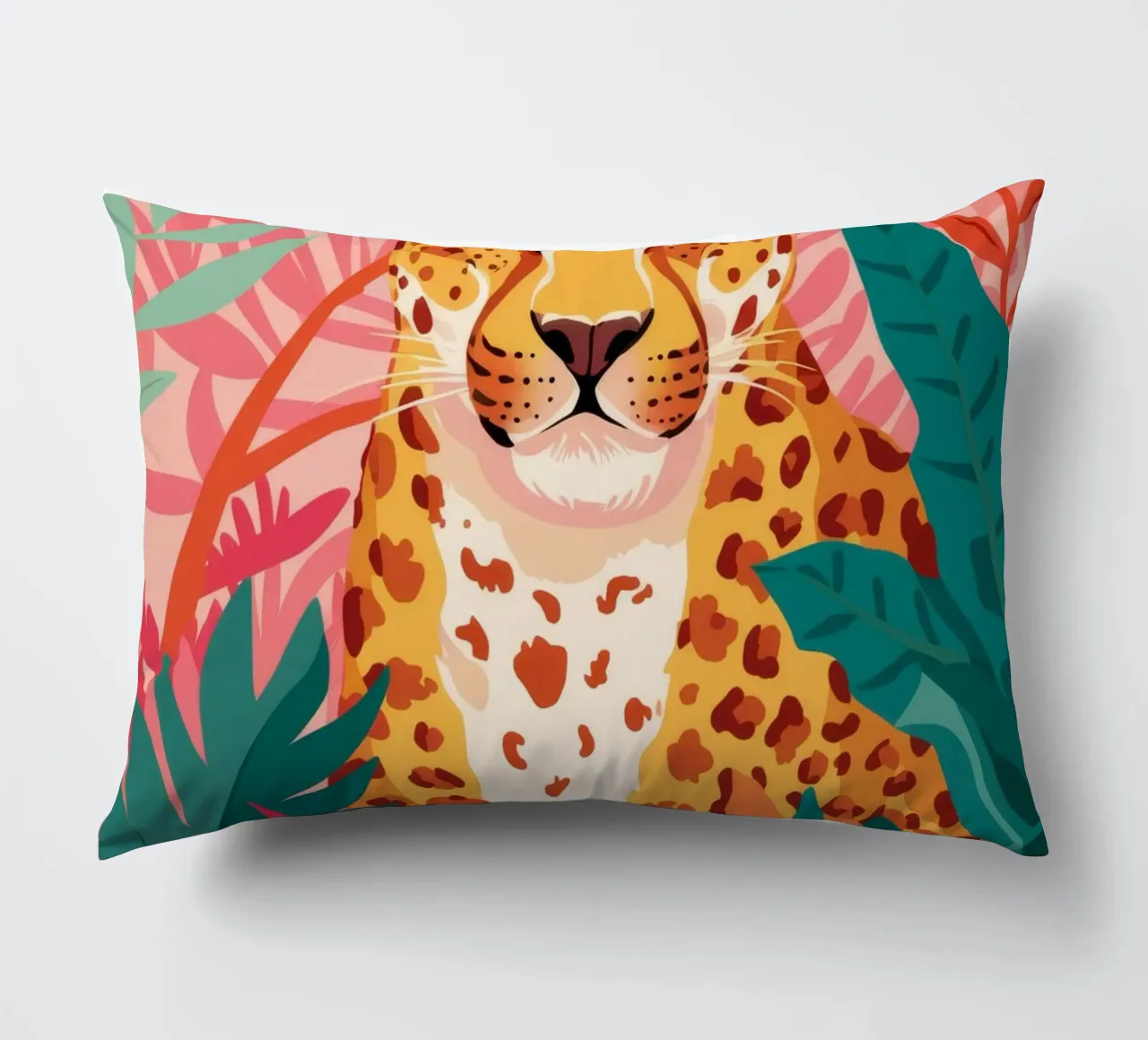 Leopard's Lush Lounge decorative cushion by Grande Serene
