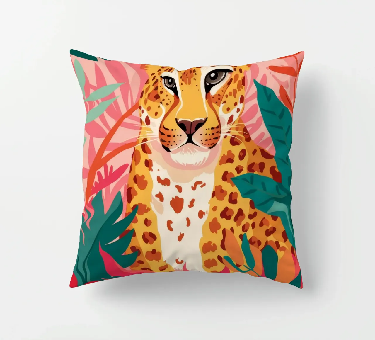 Leopard's Lush Lounge decorative cushion by Grande Serene