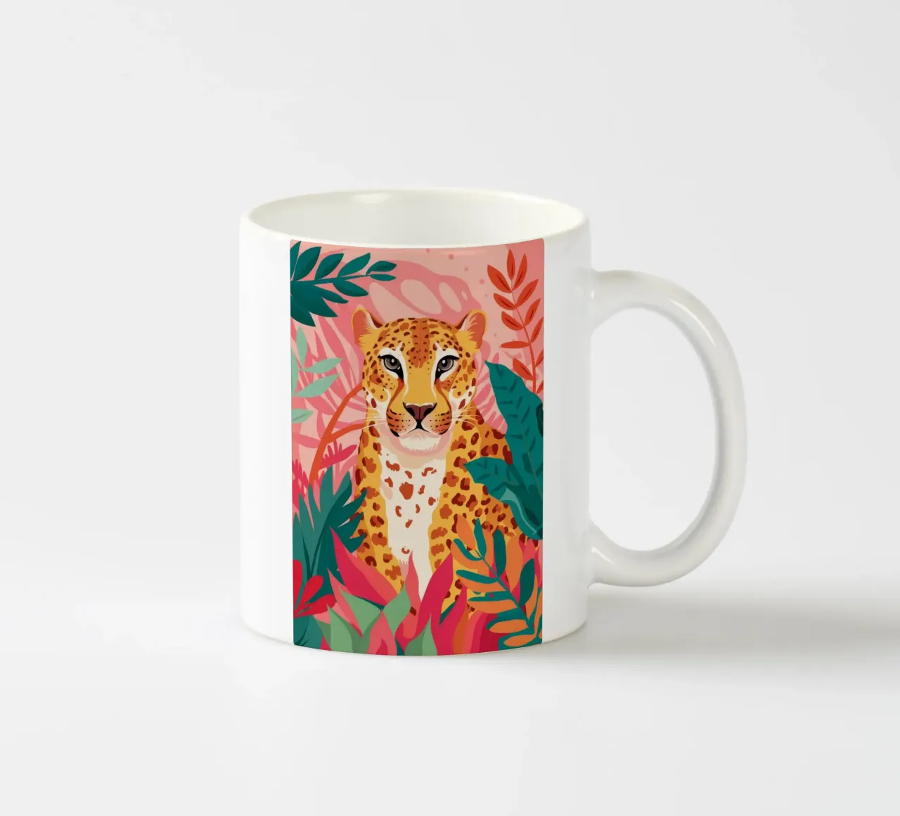 Il salotto lussureggiante di Leopard tazza in ceramica da Grande Serene