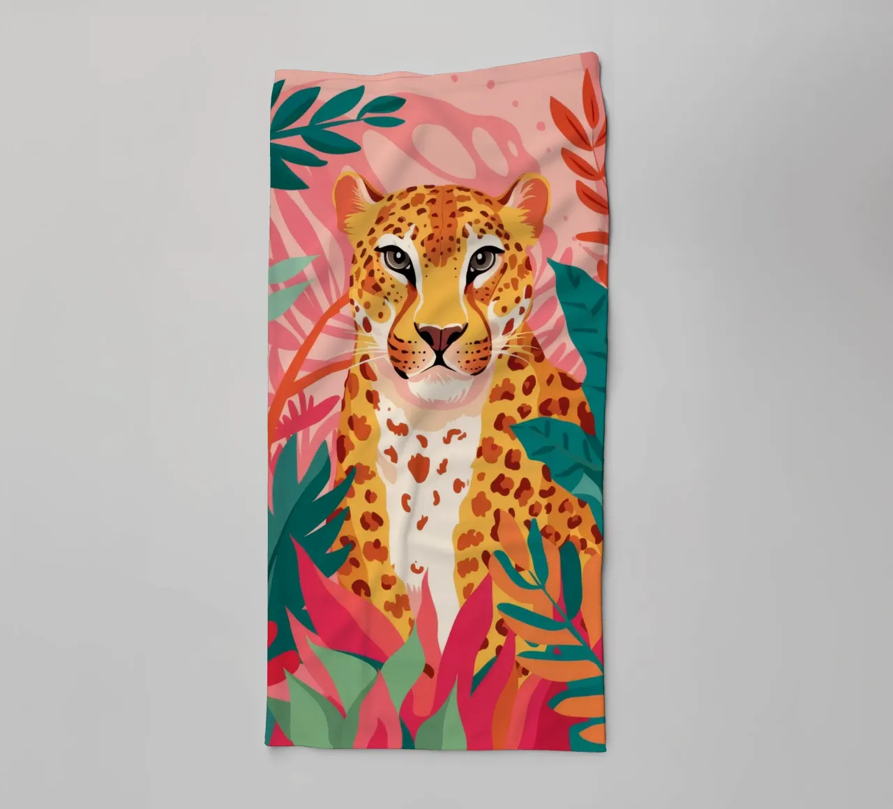 Leopard's Lush Lounge towel by Grande Serene