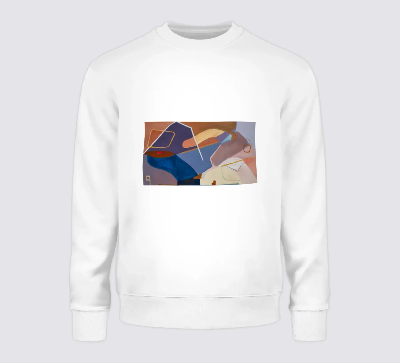 Geometrische Geschwindigkeitslinien Sweatshirt von Vivid Reverie