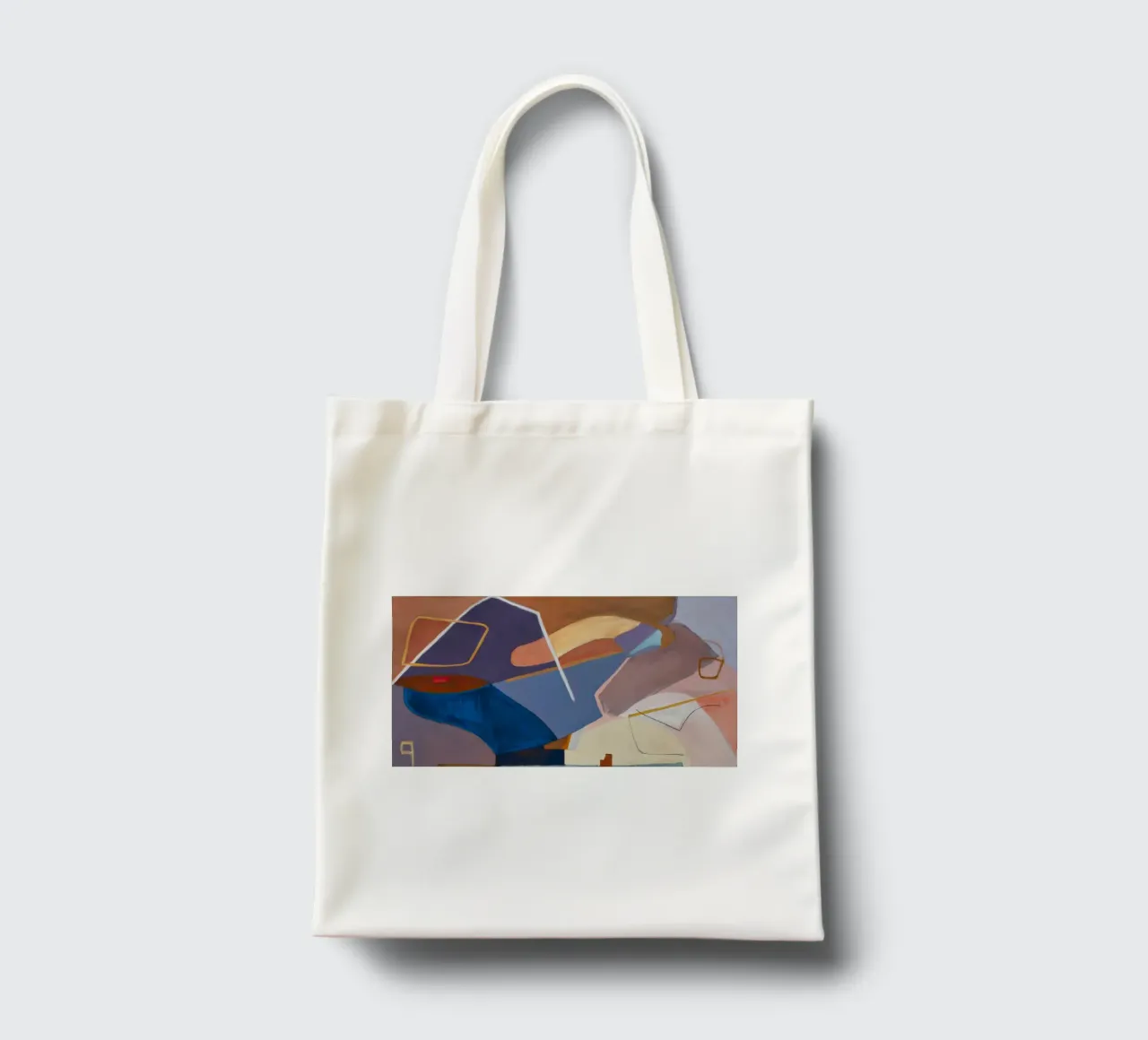 Linee di velocità geometriche borsa in juta da Vivid Reverie
