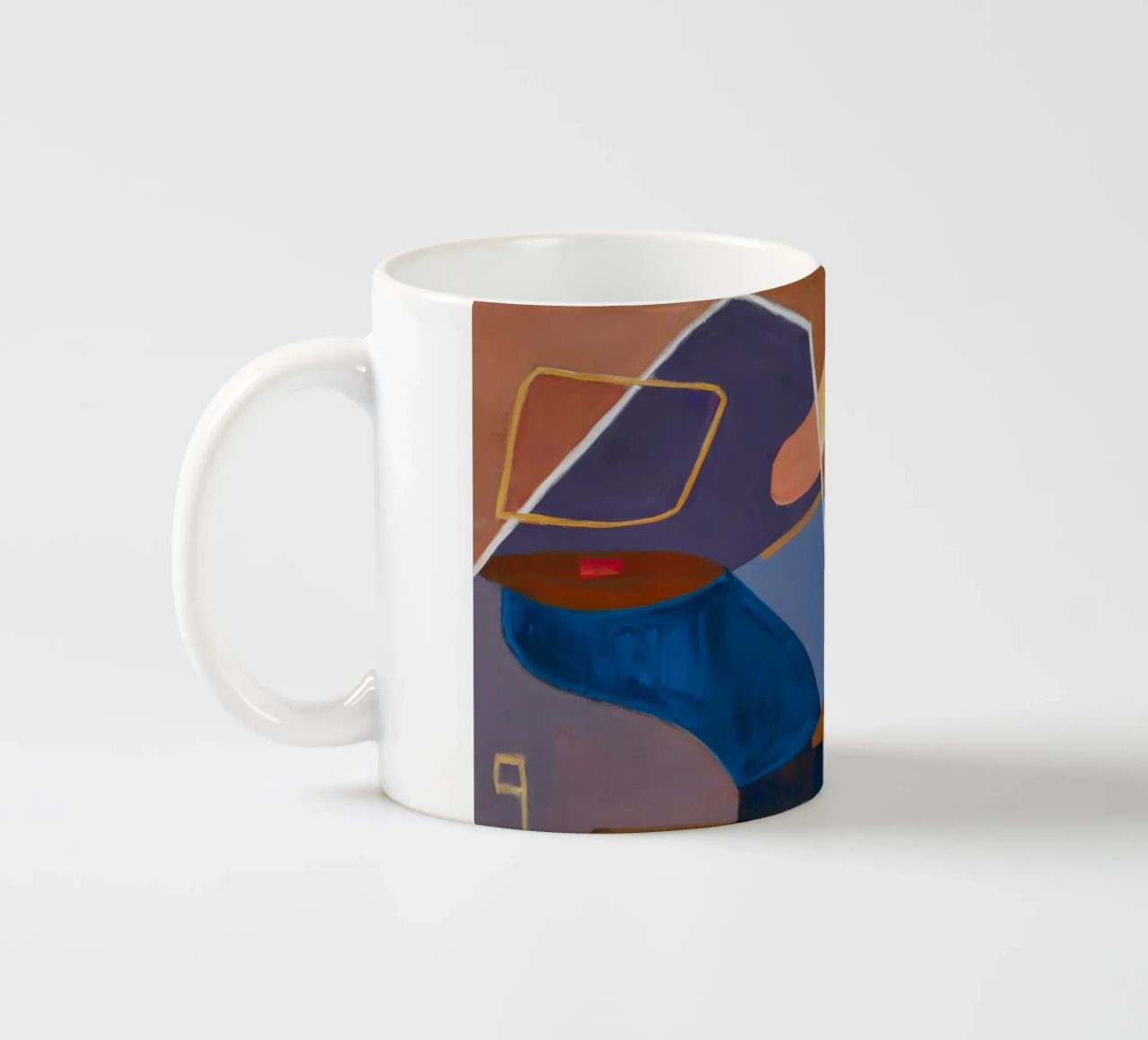 Linee di velocità geometriche tazza in ceramica da Vivid Reverie
