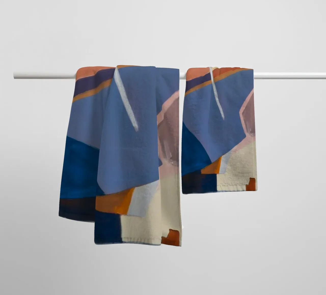 Linee di velocità geometriche asciugamano da bagno da Vivid Reverie