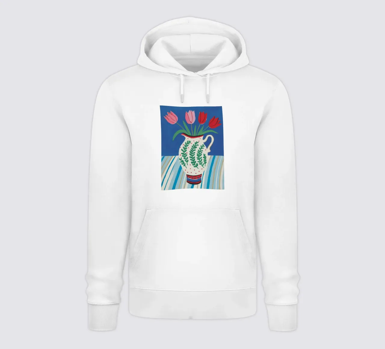 Tulipano Brocca Stripe felpa con cappuccio da Lumie Layers