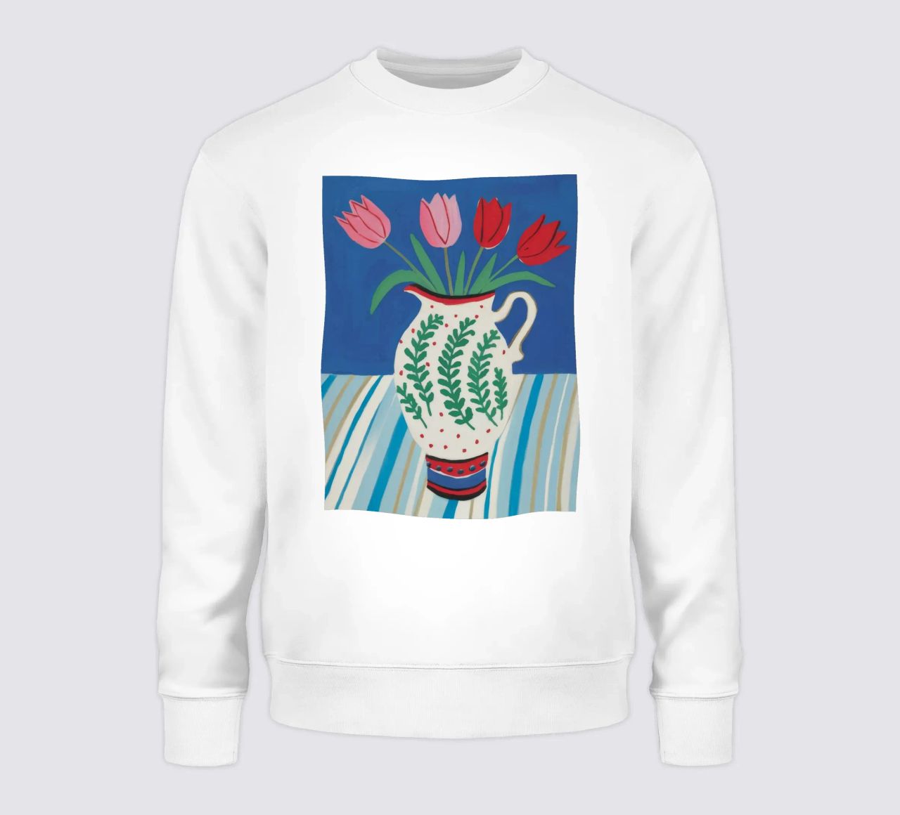 Tulipano Brocca Stripe felpa da Lumie Layers