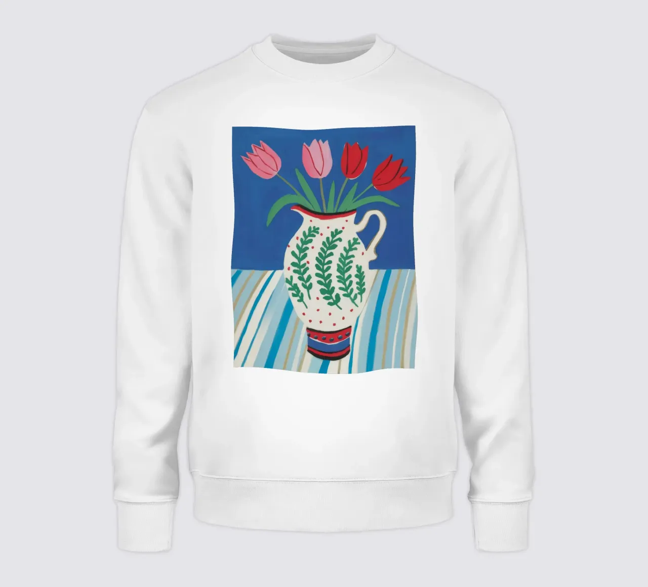 Tulp Kruik Streep sweatshirt van Lumie Layers