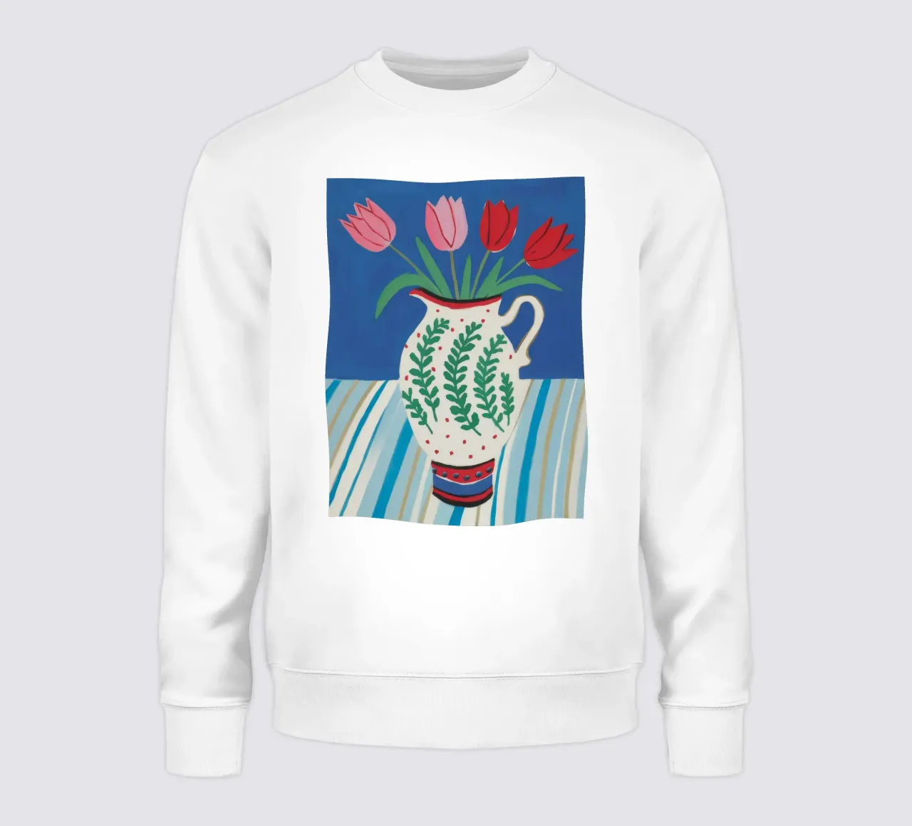 Tulip Pitcher Stripe Sweatshirt von Lumie Layers