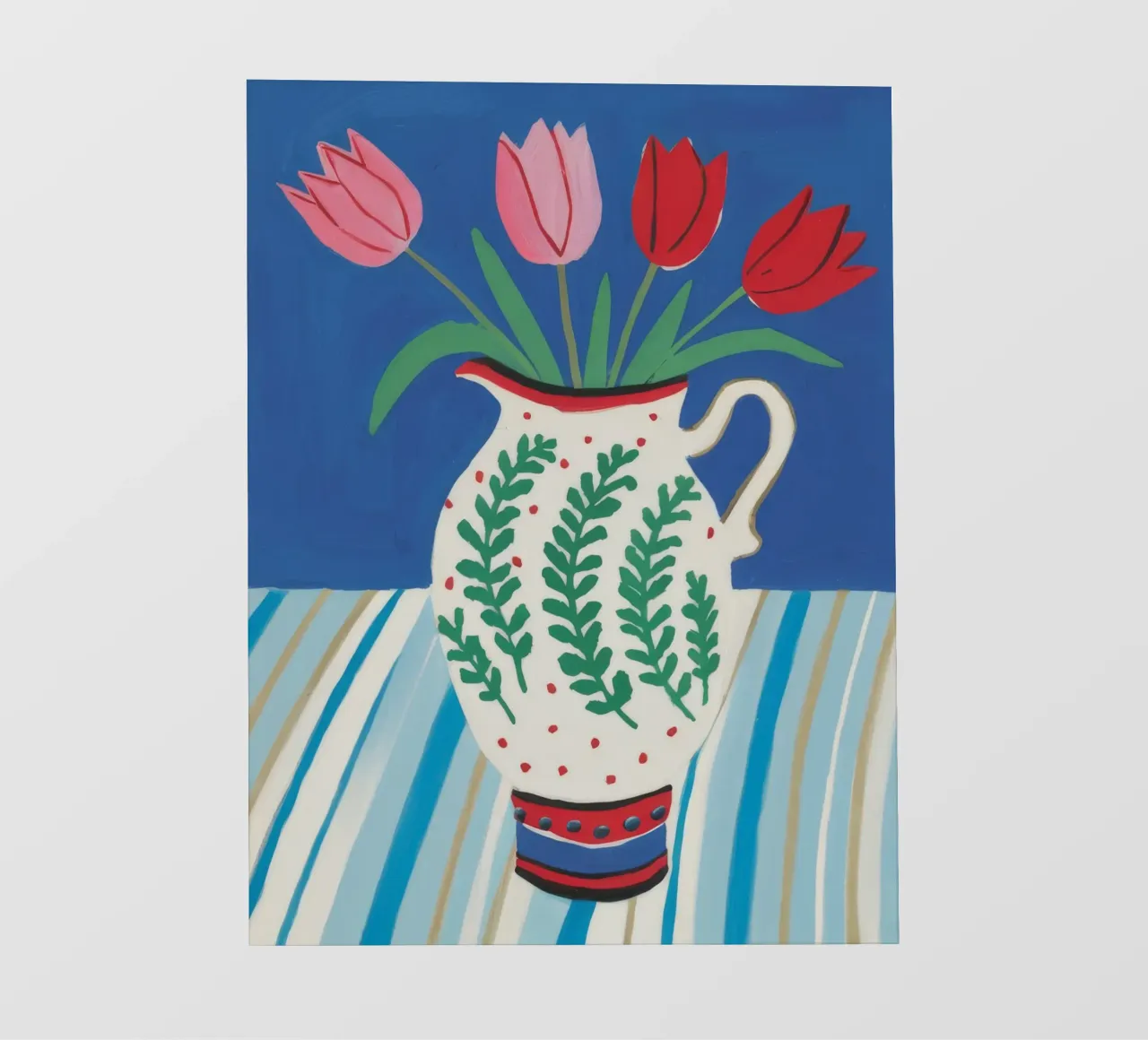 Tulipano Brocca Stripe telo in pvc da Lumie Layers