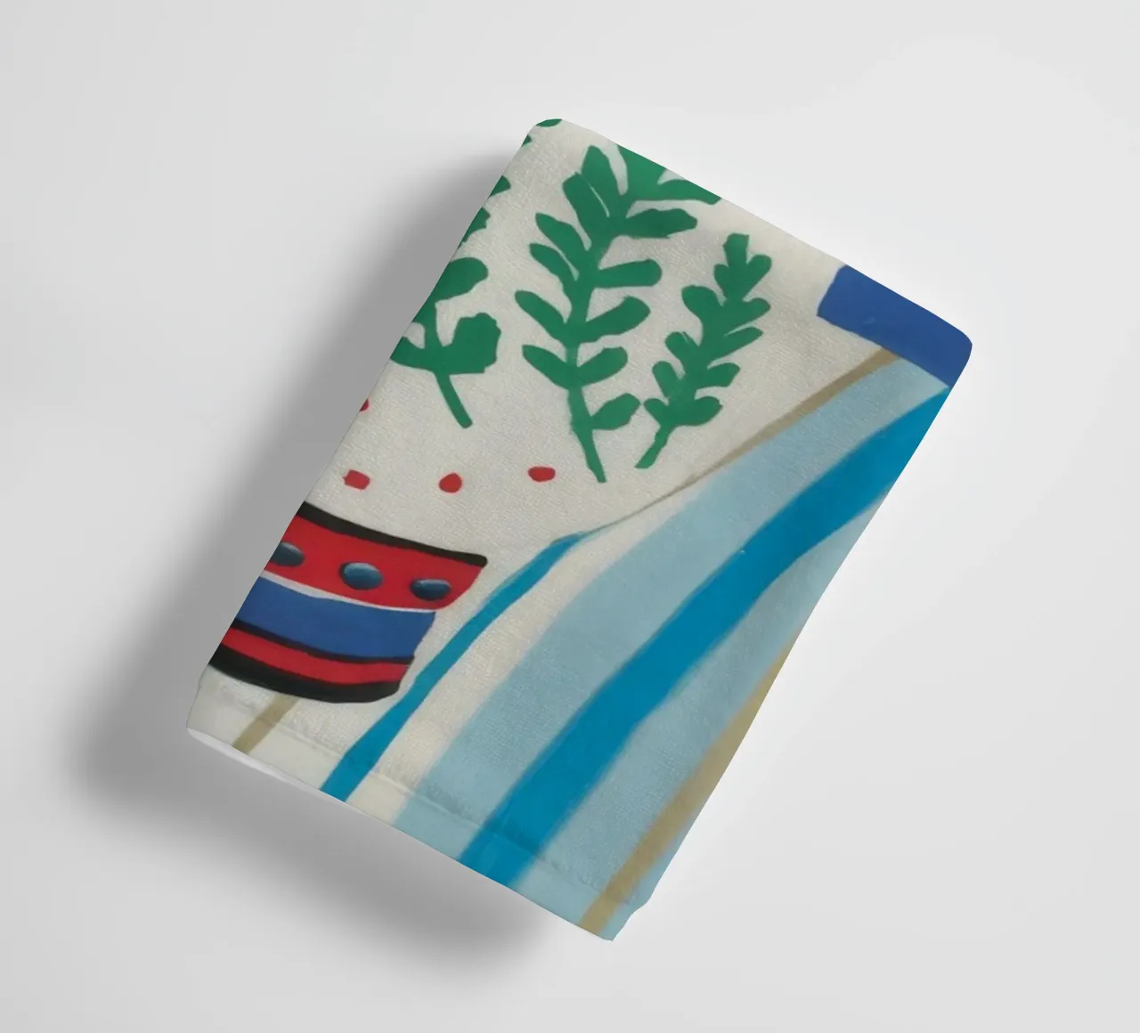 Tulip Pitcher Stripe towel by Lumie Layers