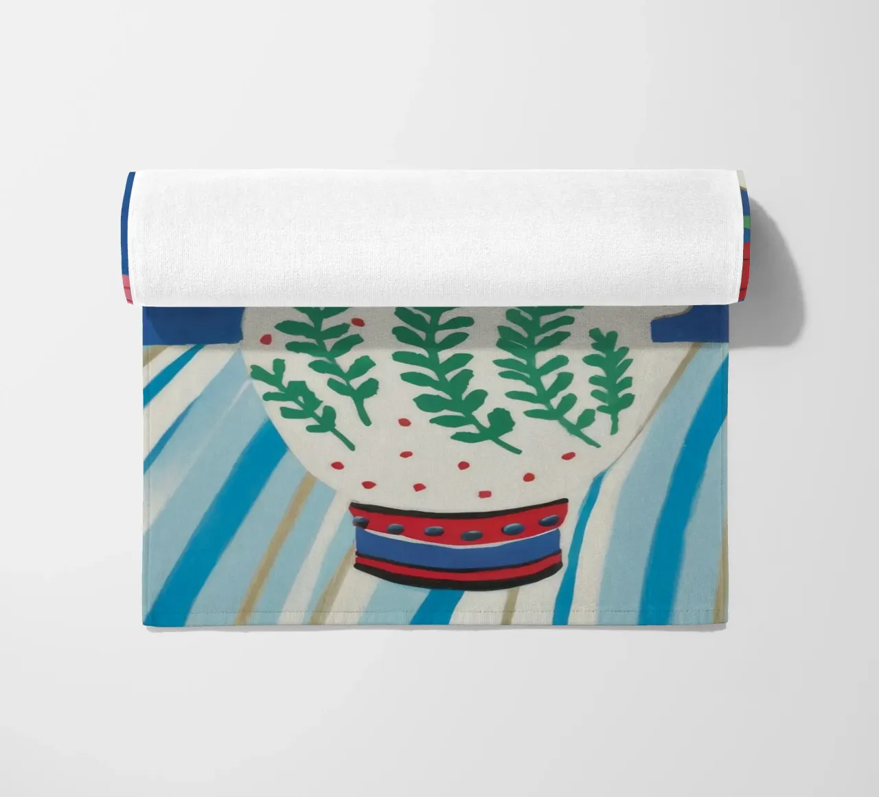 Tulipano Brocca Stripe telo mare da Lumie Layers