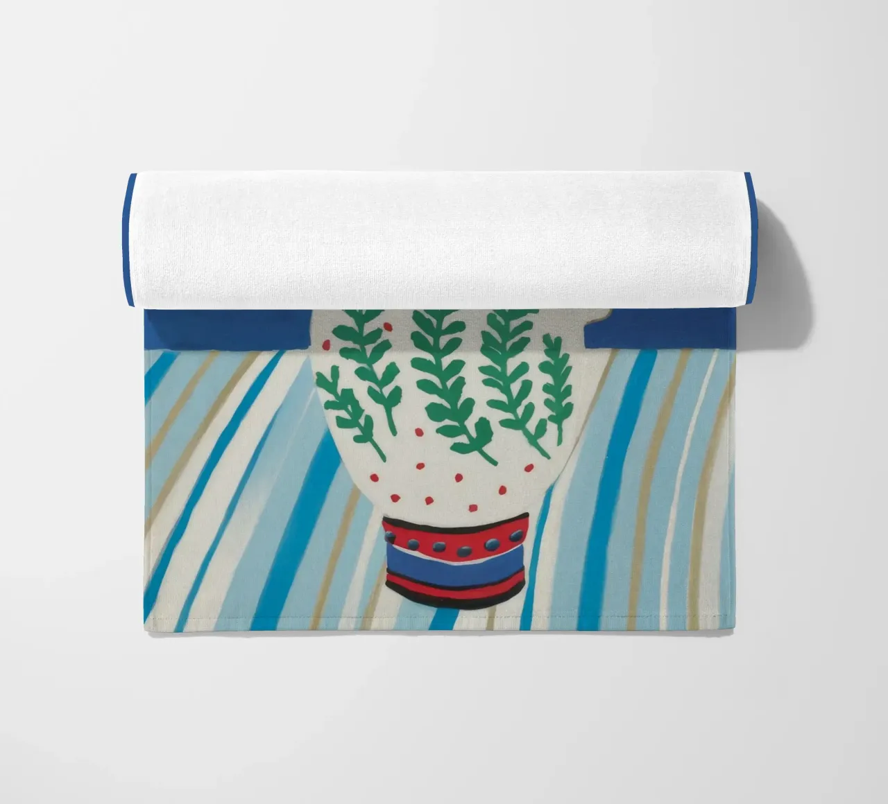 Tulipano Brocca Stripe telo mare da Lumie Layers