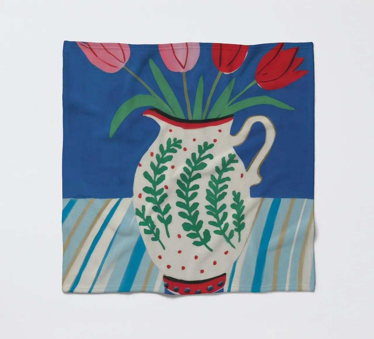 Tulipano Brocca Stripe coperta in pile da Lumie Layers