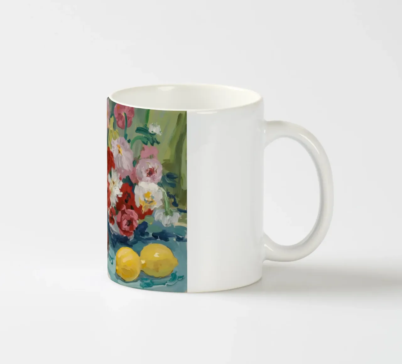 Ruby Blooms Citrus keramische mok van Radiance Landscape