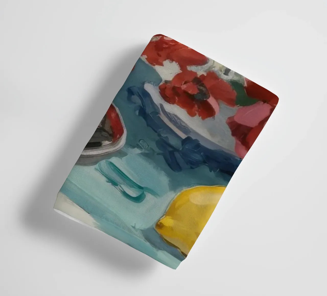 Ruby Blooms Citrus badhanddoek van Radiance Landscape