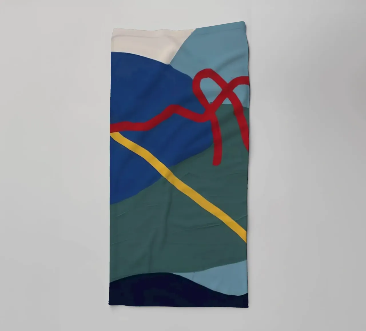Chromatische lintdans badhanddoek van Vivid Reverie