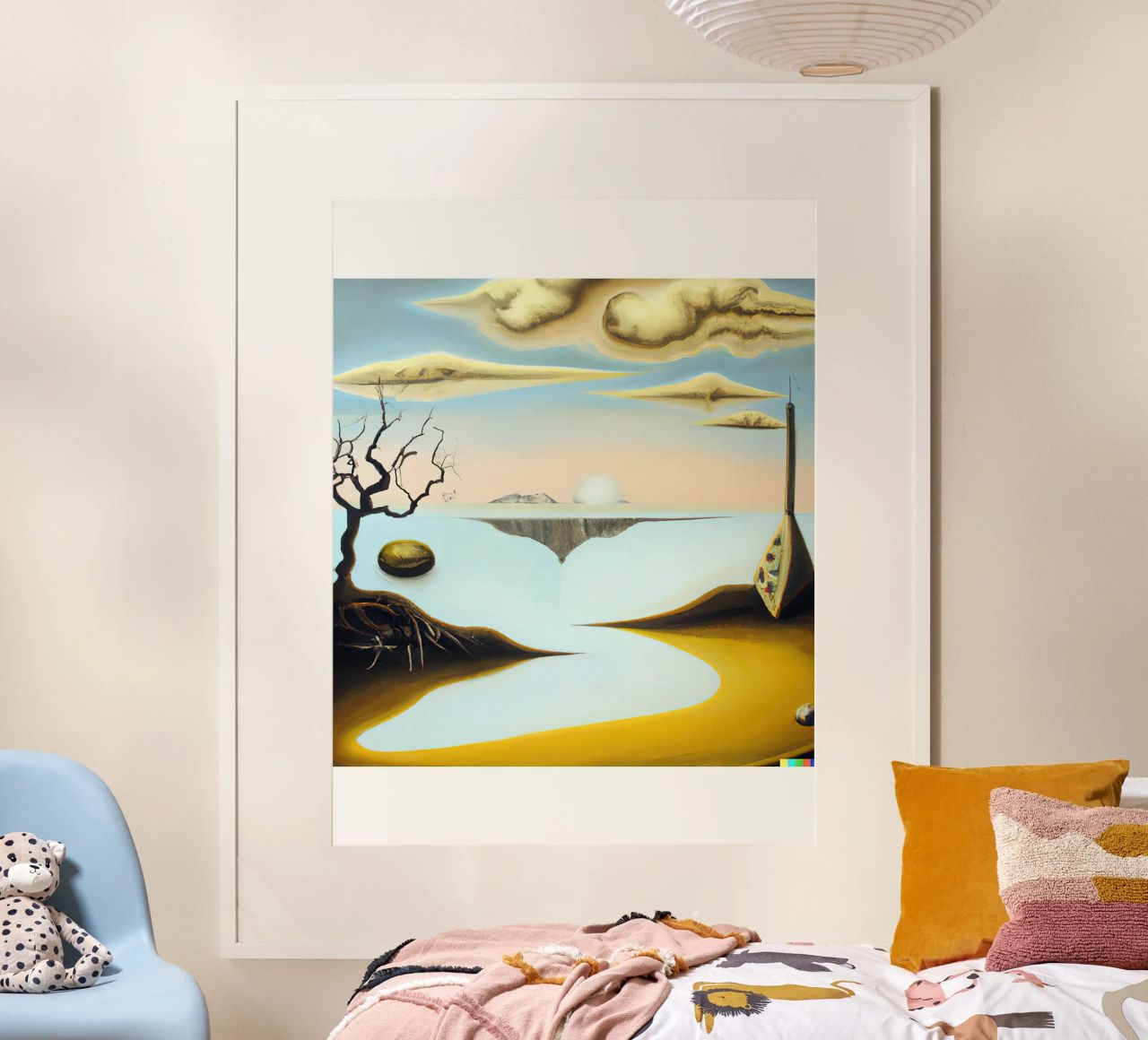 Un beau paysage Salvador Dali poster de Cindy Cronin