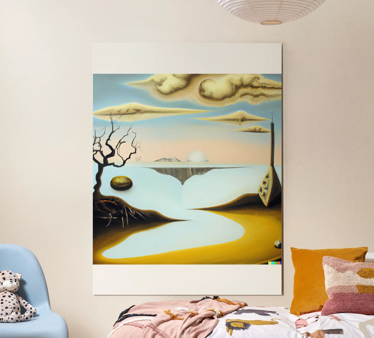 Un beau paysage Salvador Dali poster de Cindy Cronin