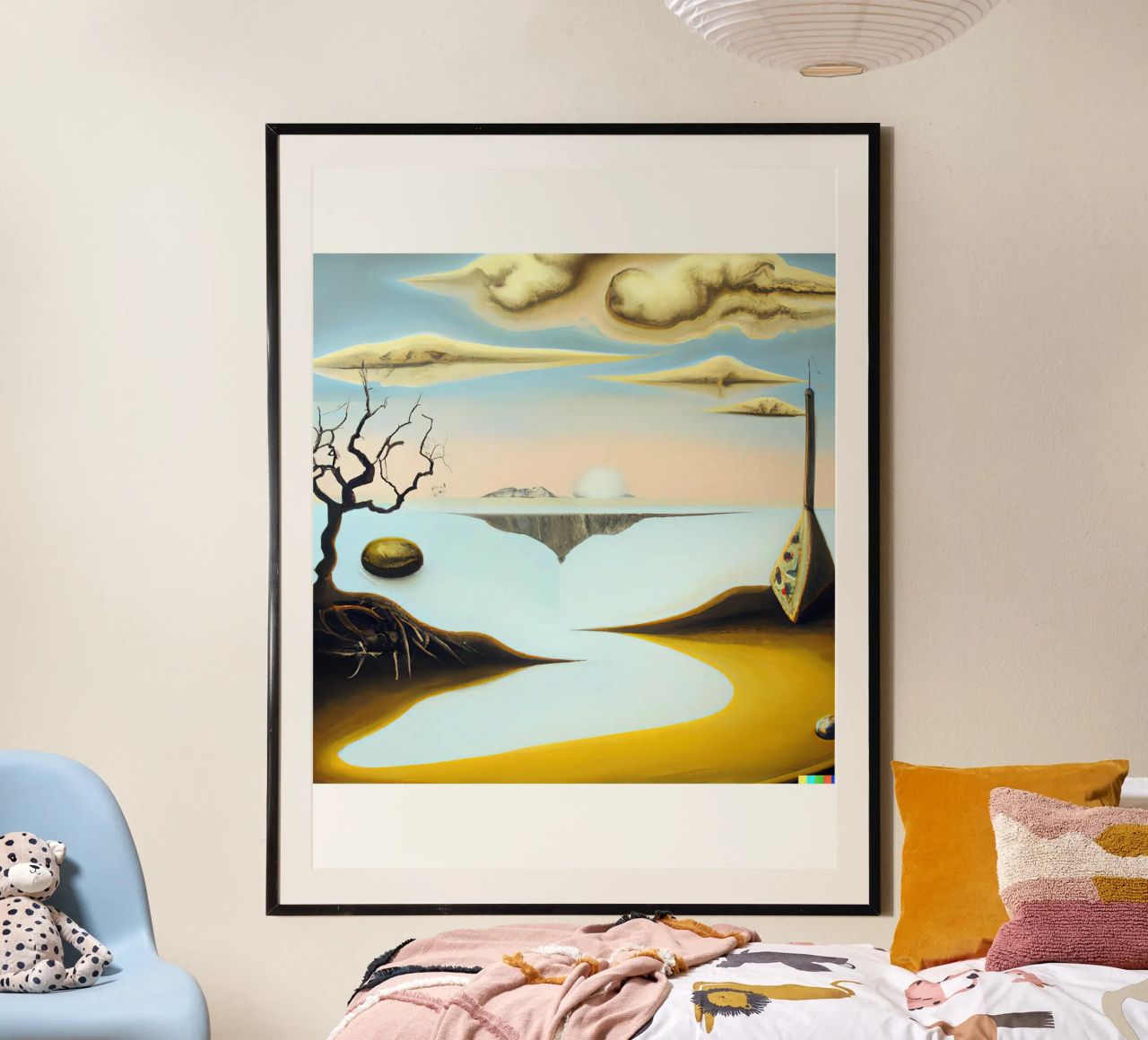 Un beau paysage Salvador Dali poster de Cindy Cronin