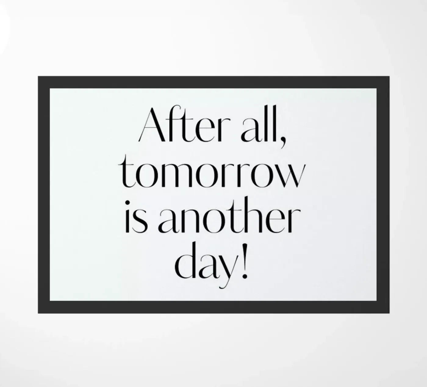 Afterall doormat by Ayleen