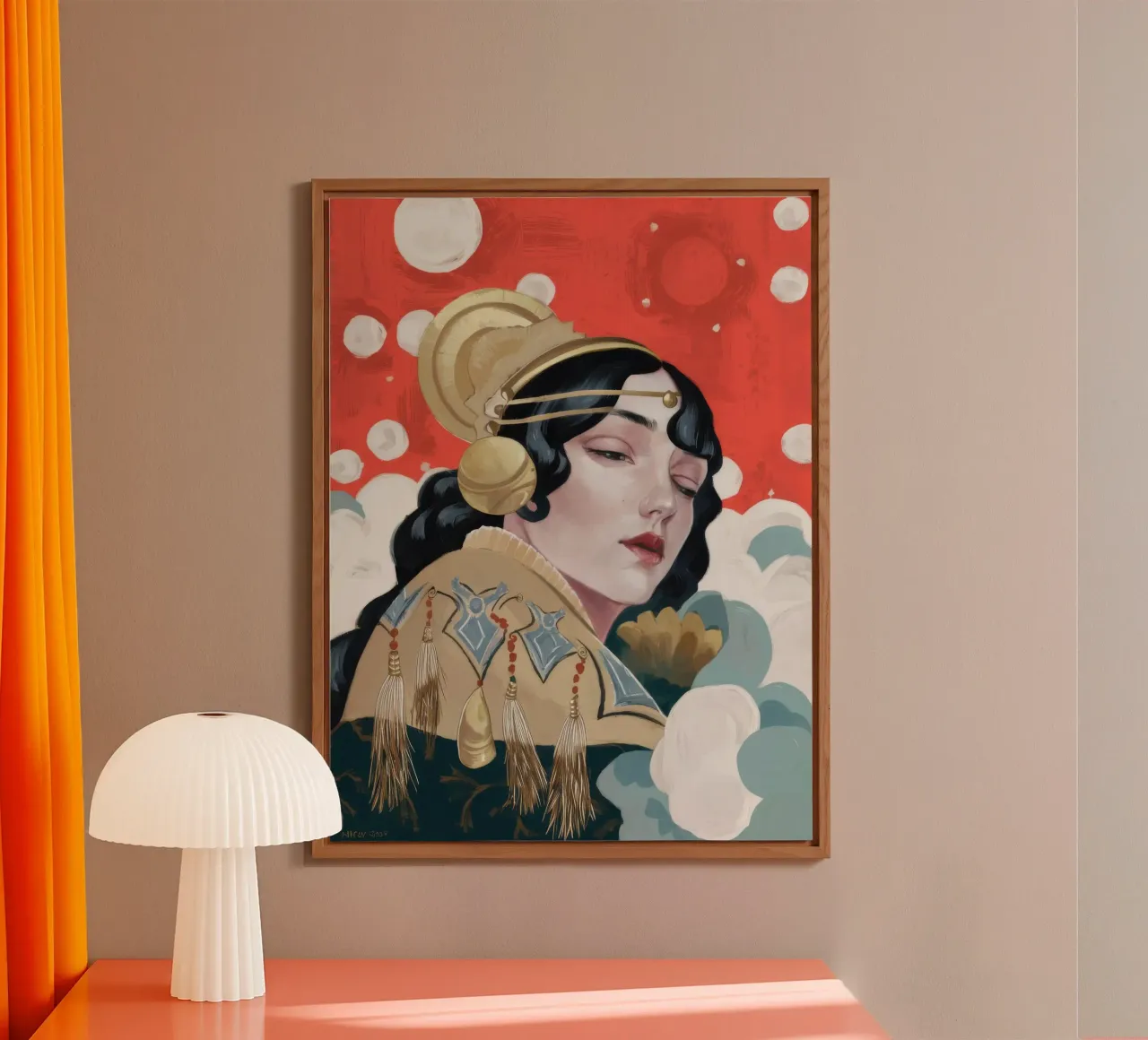 Ruby Geisha Reverie forex plate by Vivid Reverie