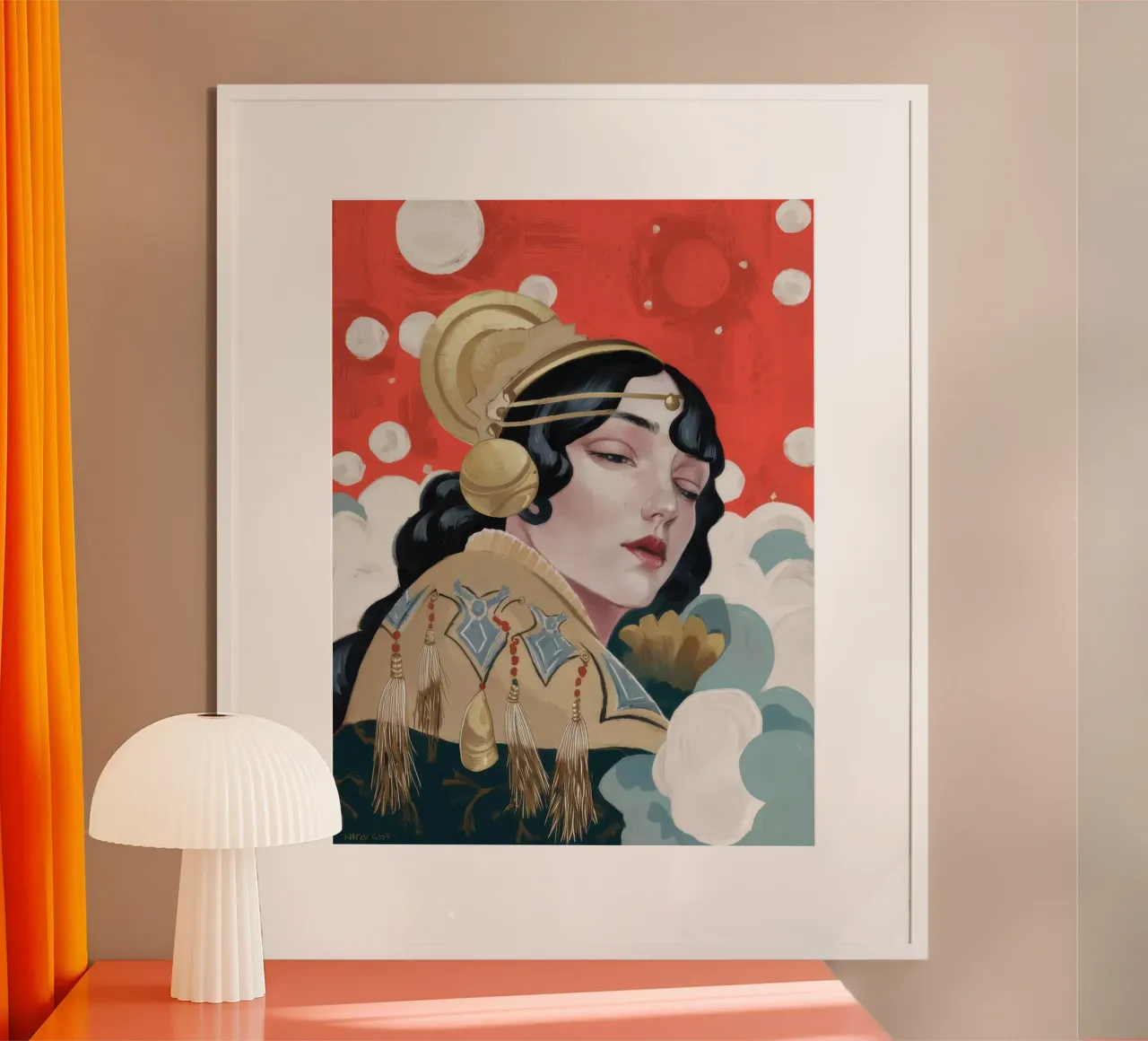 Ruby Geisha Reverie hahnemühle by Vivid Reverie