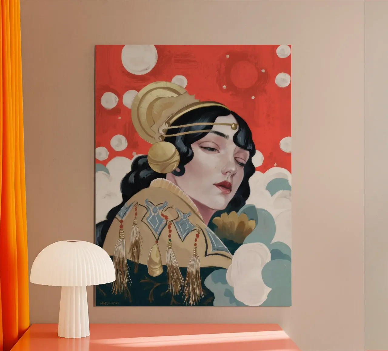 Ruby Geisha Reverie hahnemühle by Vivid Reverie