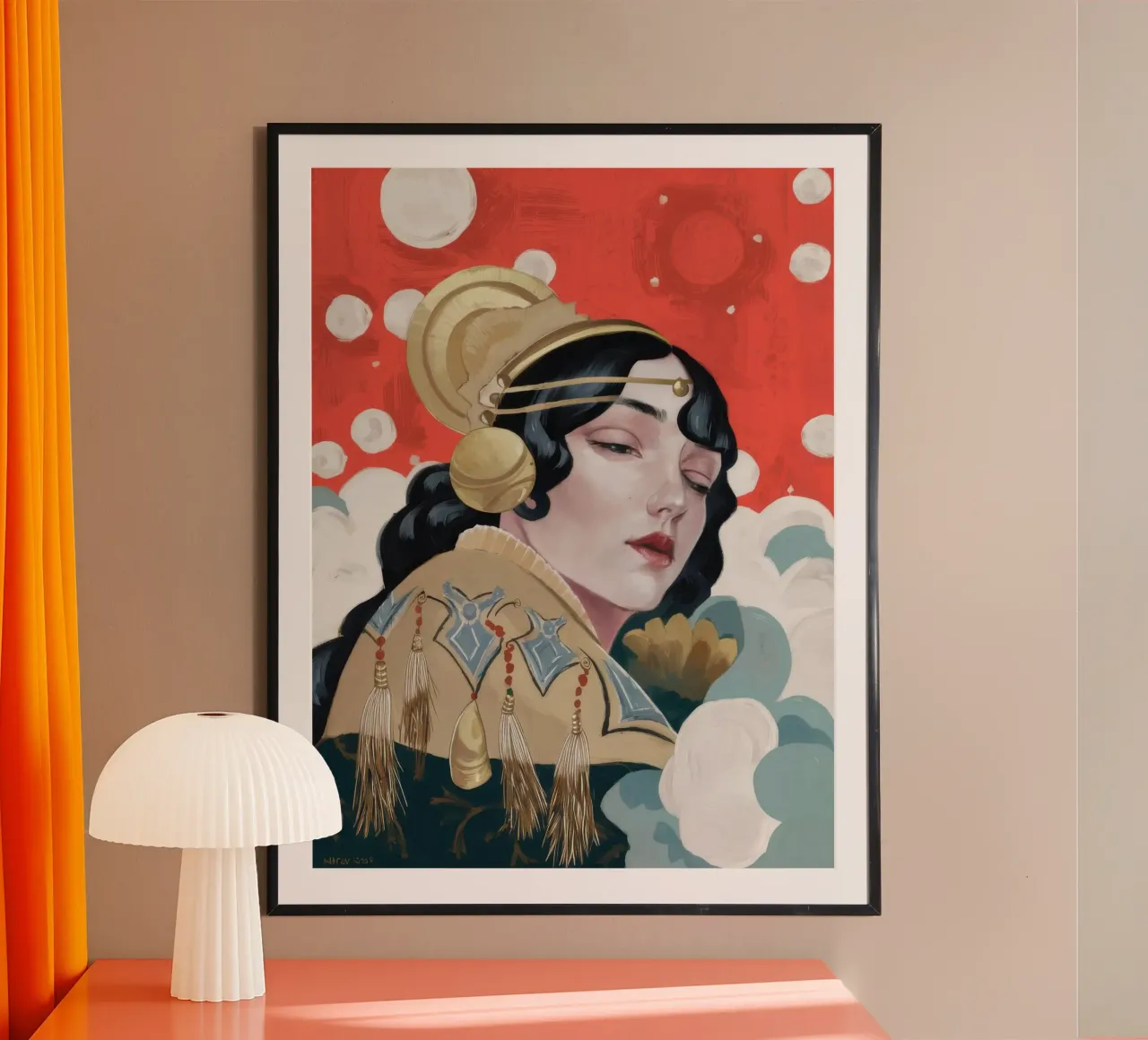 Ruby Geisha Reverie hahnemühle by Vivid Reverie