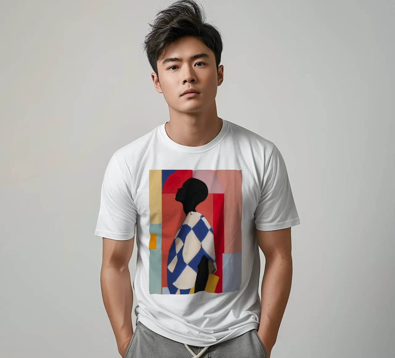 Geometric Figure Window t-shirt da Lumie Layers