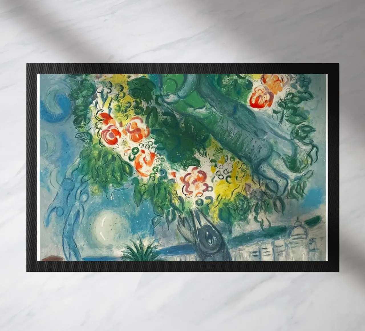 Charles Sorlier dopo Marc Chagall Coppia e pesce zerbino da Cindy Cronin