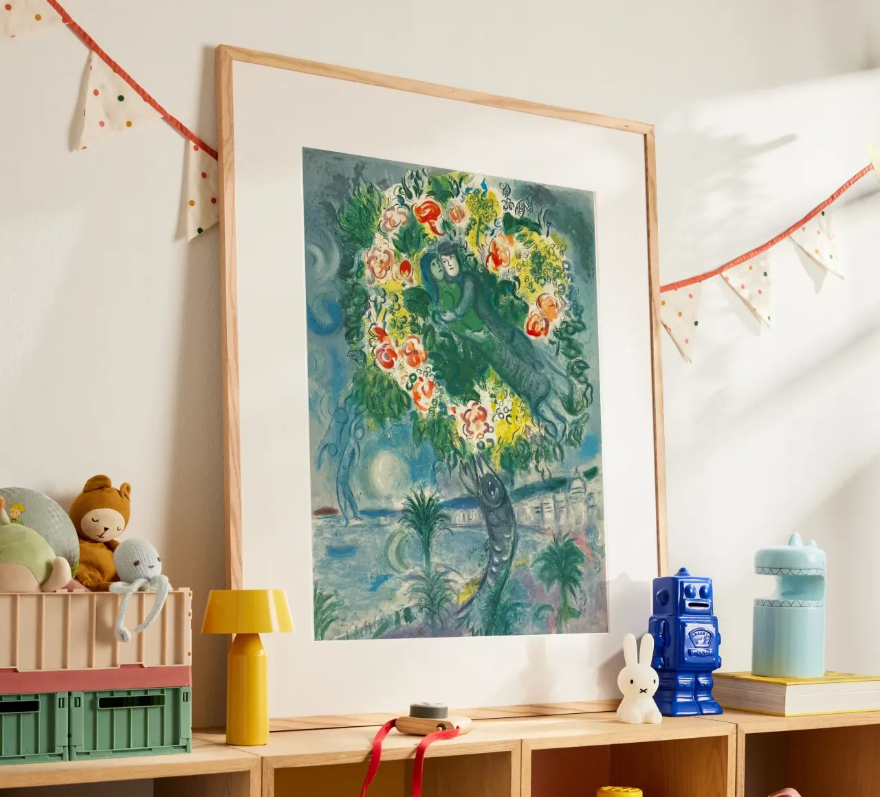 Charles Sorlier d'après Marc Chagall Couple et poisson poster de Cindy Cronin