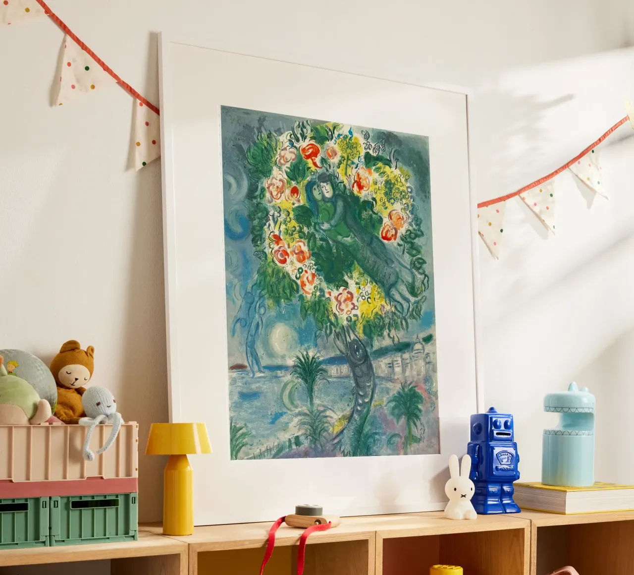 Charles Sorlier d'après Marc Chagall Couple et poisson poster de Cindy Cronin