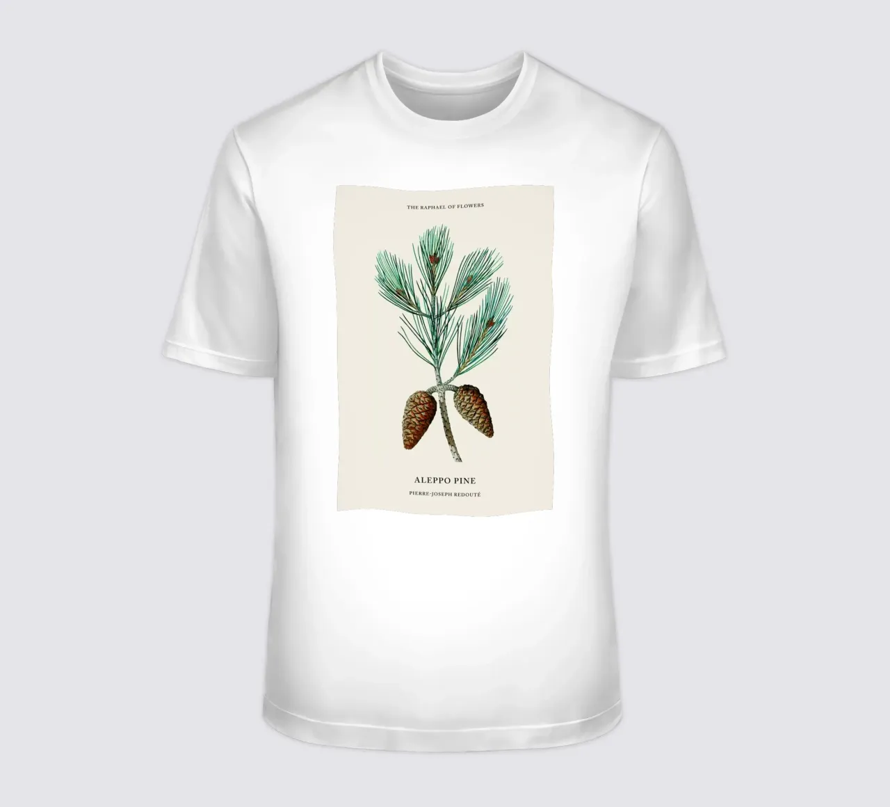 Pierre-Joseph Redouté - Aleppo Pine t-shirt da Vintage by JUNIQE
