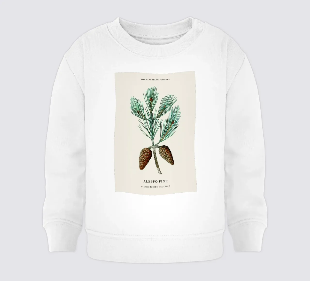 Pierre-Joseph Redouté - Aleppo Pine felpa neonato da Vintage by JUNIQE