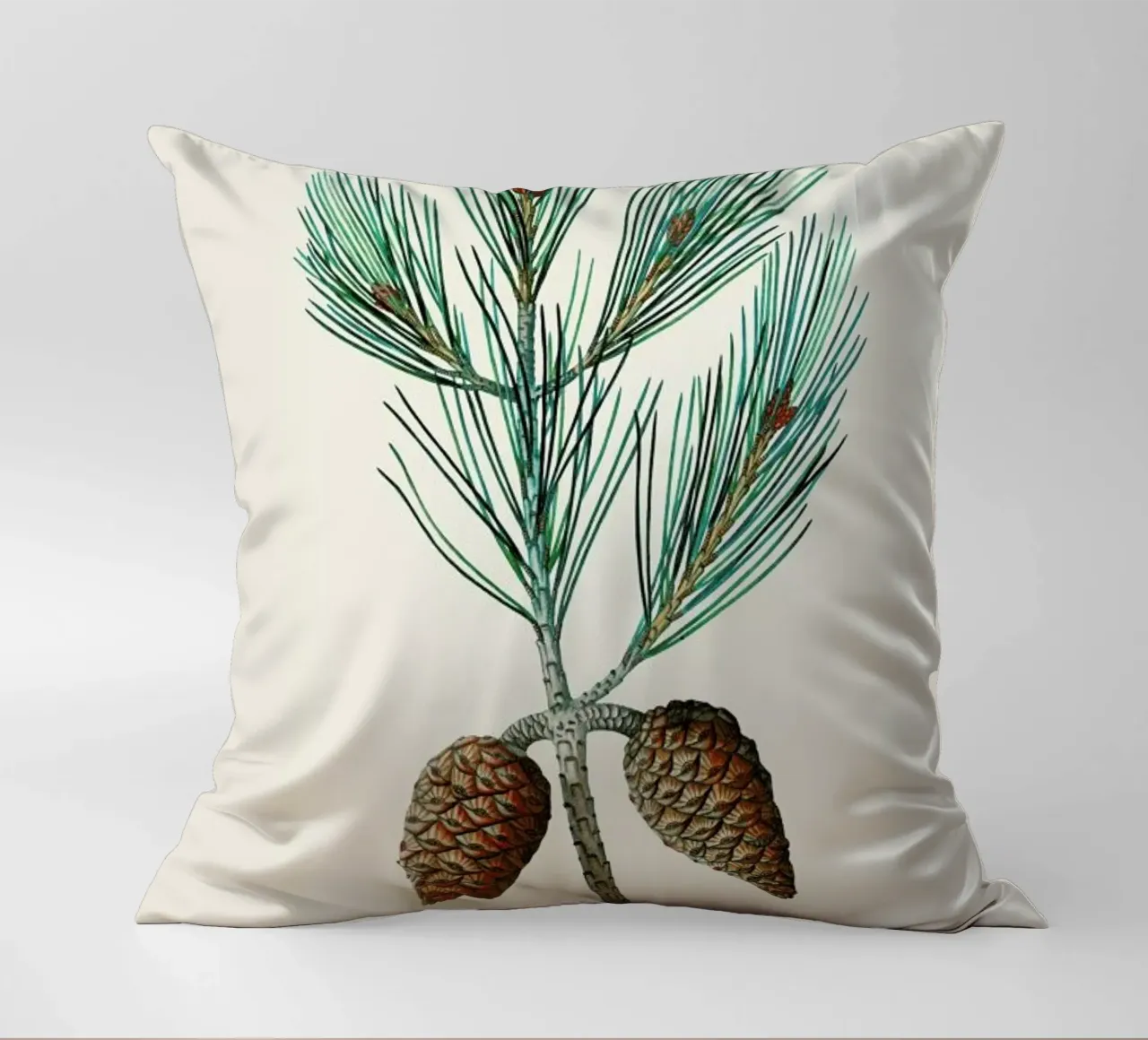 Pierre-Joseph Redouté - Aleppo Pine cuscino da Vintage by JUNIQE