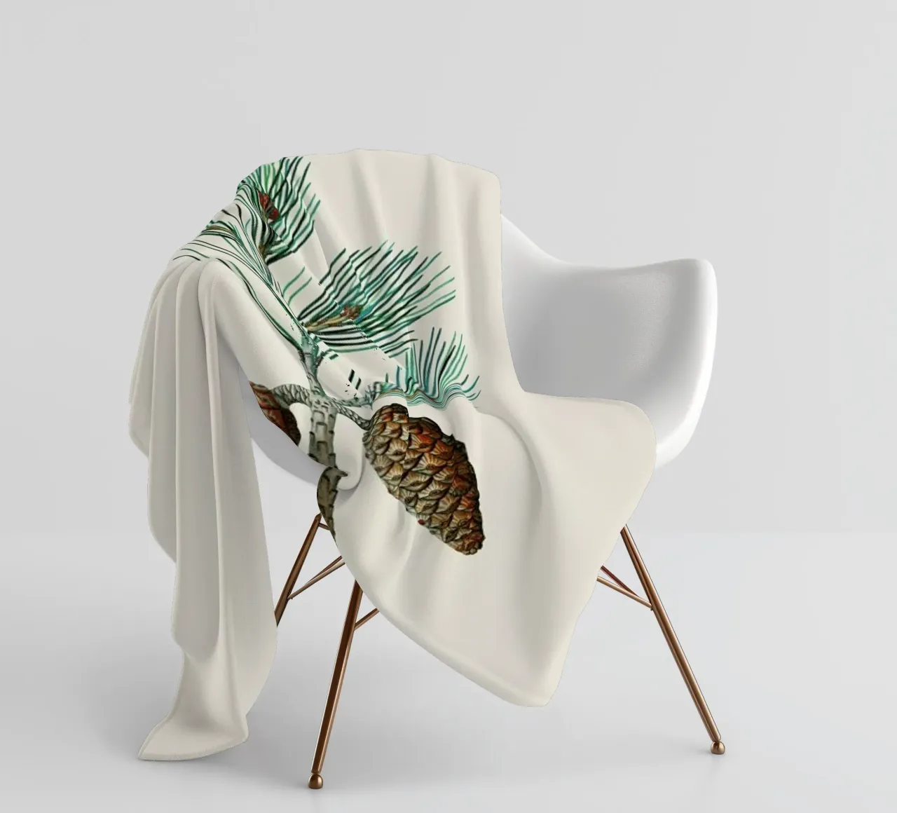 Pierre-Joseph Redouté - Aleppo Pine coperta in pile da Vintage by JUNIQE
