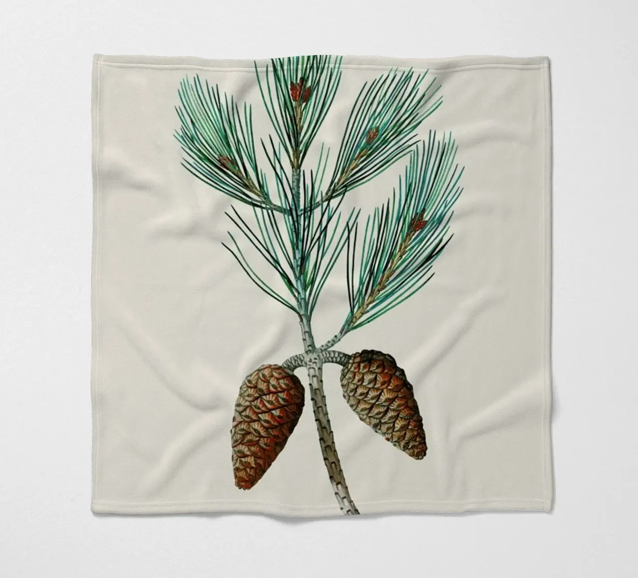Pierre-Joseph Redouté - Aleppo Pine coperta in pile da Vintage by JUNIQE