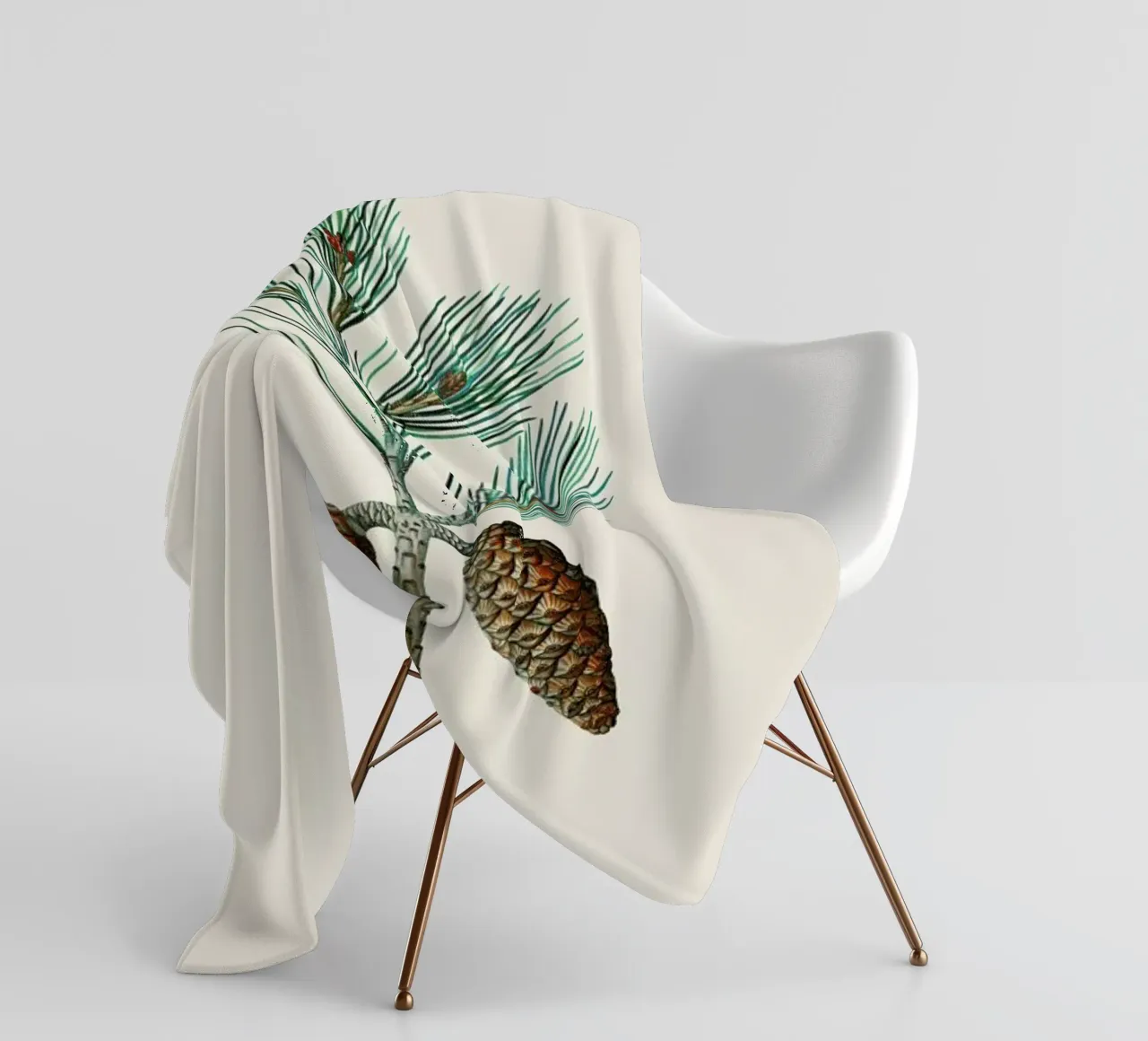 Pierre-Joseph Redouté - Aleppo Pine coperta in pile da Vintage by JUNIQE