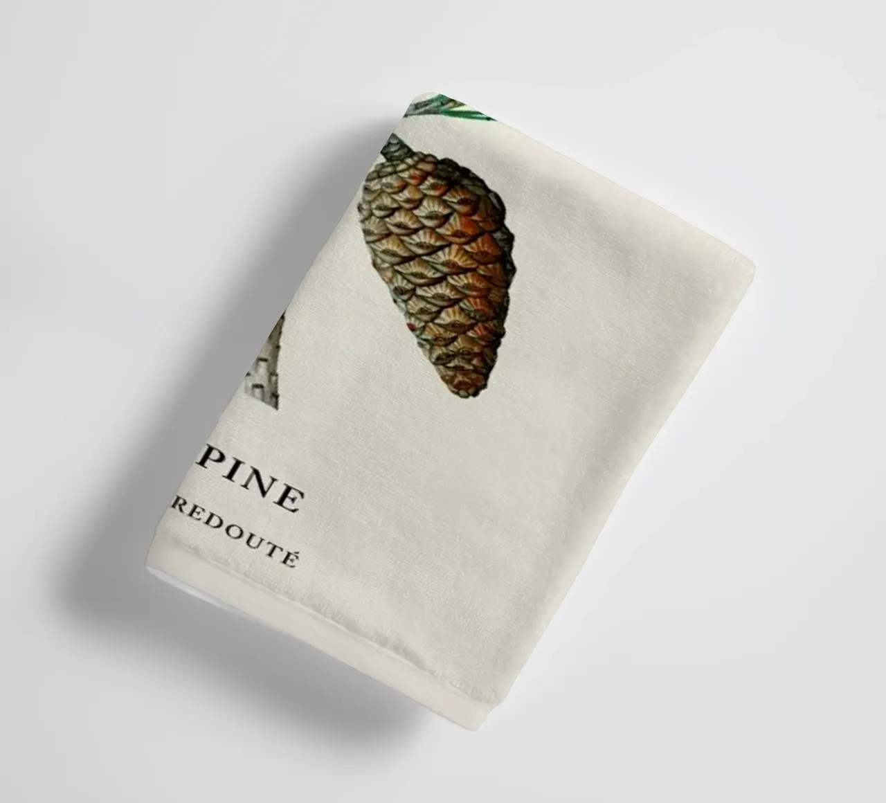Pierre-Joseph Redouté - Aleppo Pine asciugamano da bagno da Vintage by JUNIQE