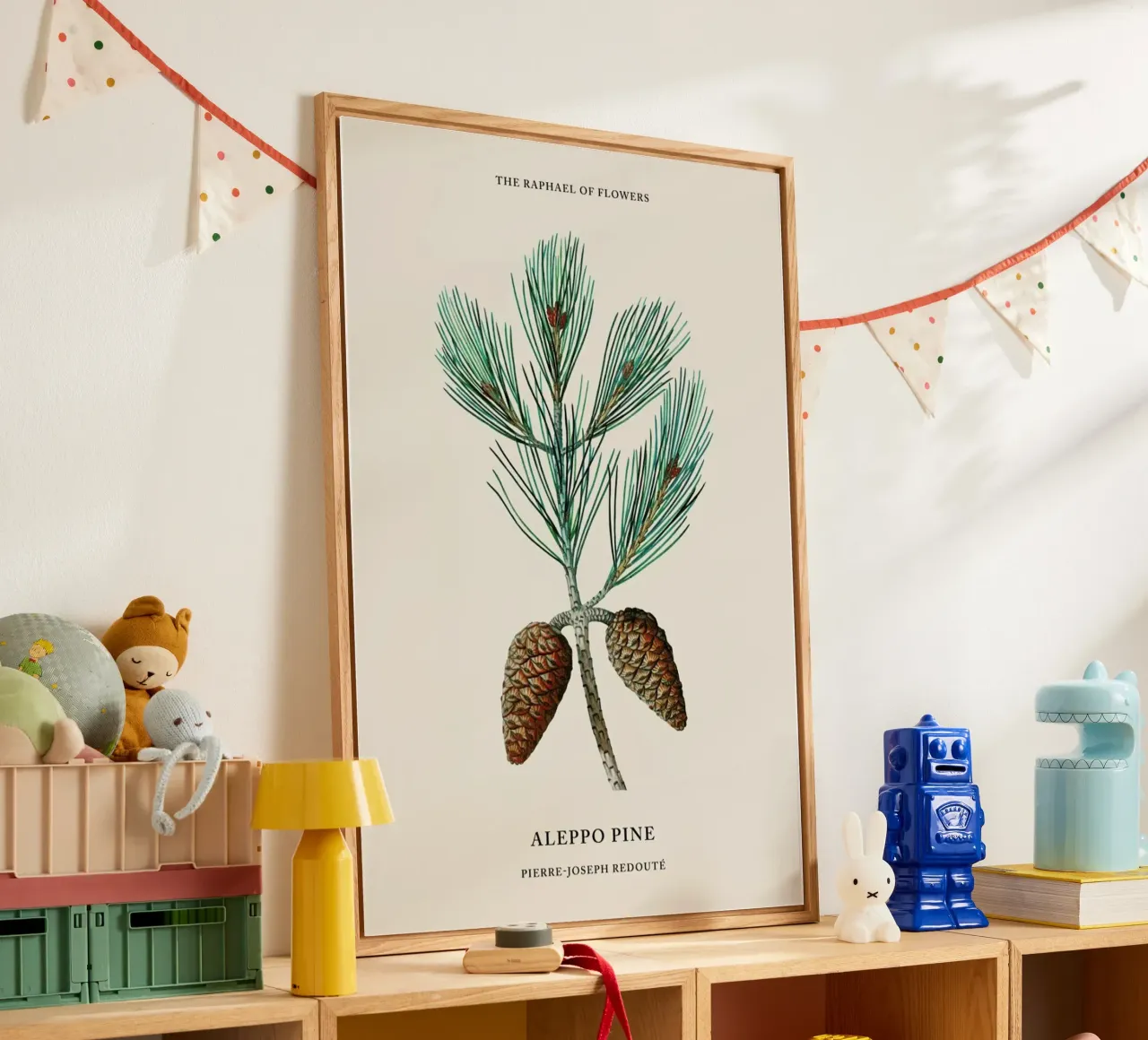 Pierre-Joseph Redouté - Aleppo Pine plexiglass da Vintage by JUNIQE