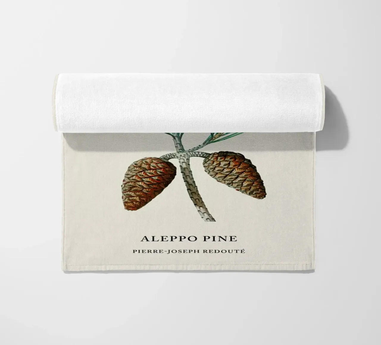 Pierre-Joseph Redouté - Aleppo Pine telo mare da Vintage by JUNIQE
