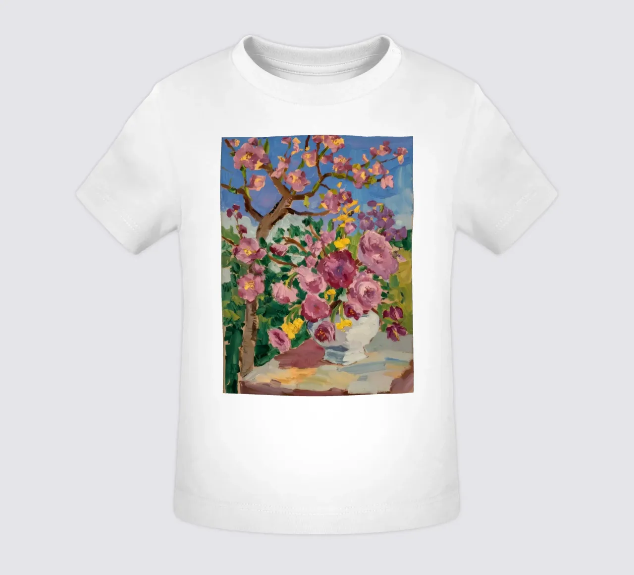 Fiori di luce celeste maglietta neonato da Radiance Landscape