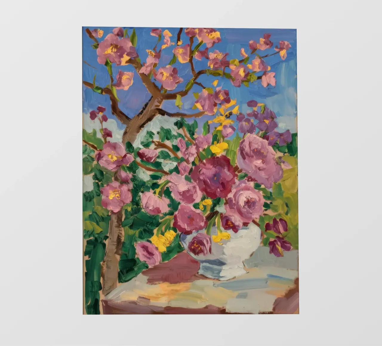 Fiori di luce celeste telo in pvc da Radiance Landscape