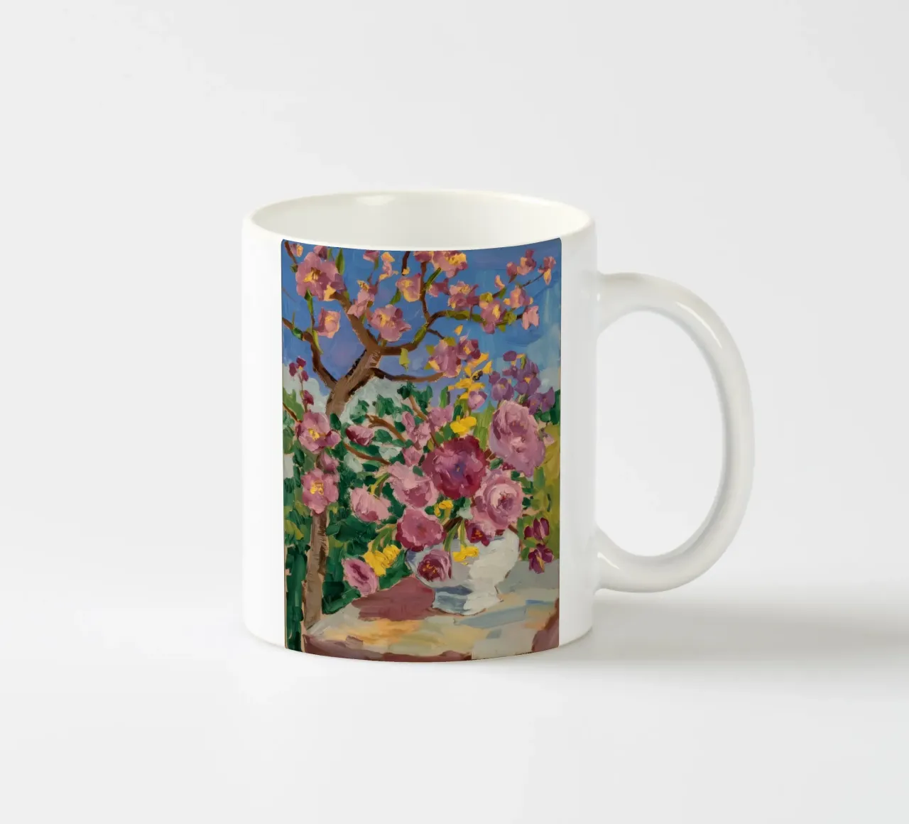Fiori di luce celeste tazza in ceramica da Radiance Landscape