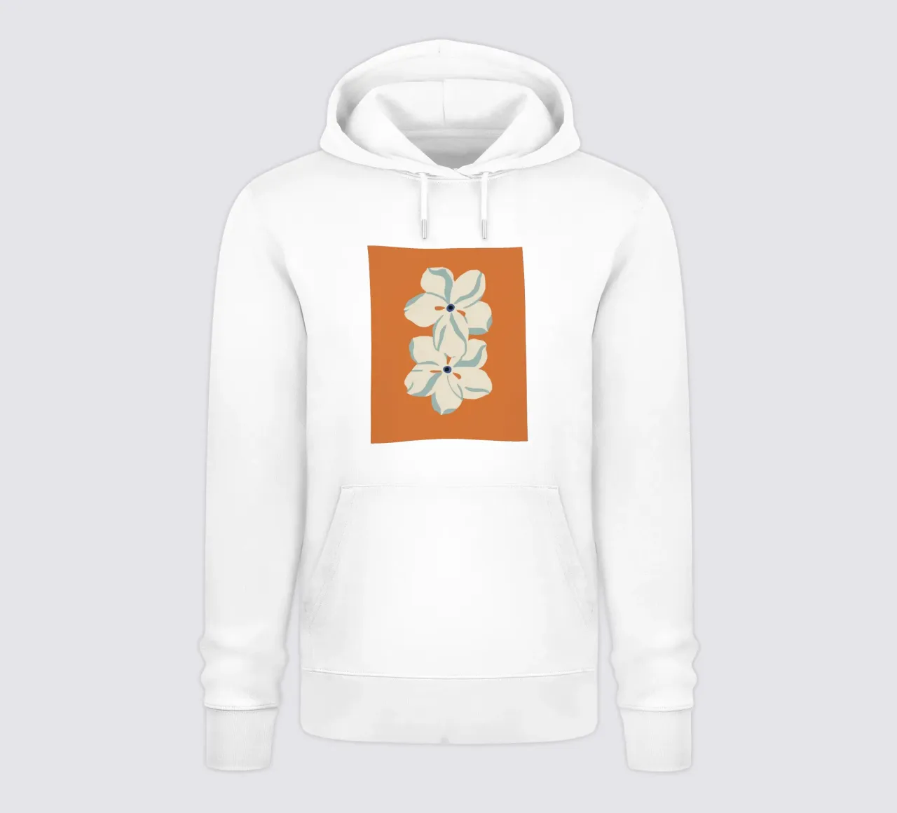 Terracotta Bloom Sprig felpa con cappuccio da Moonlite Desire