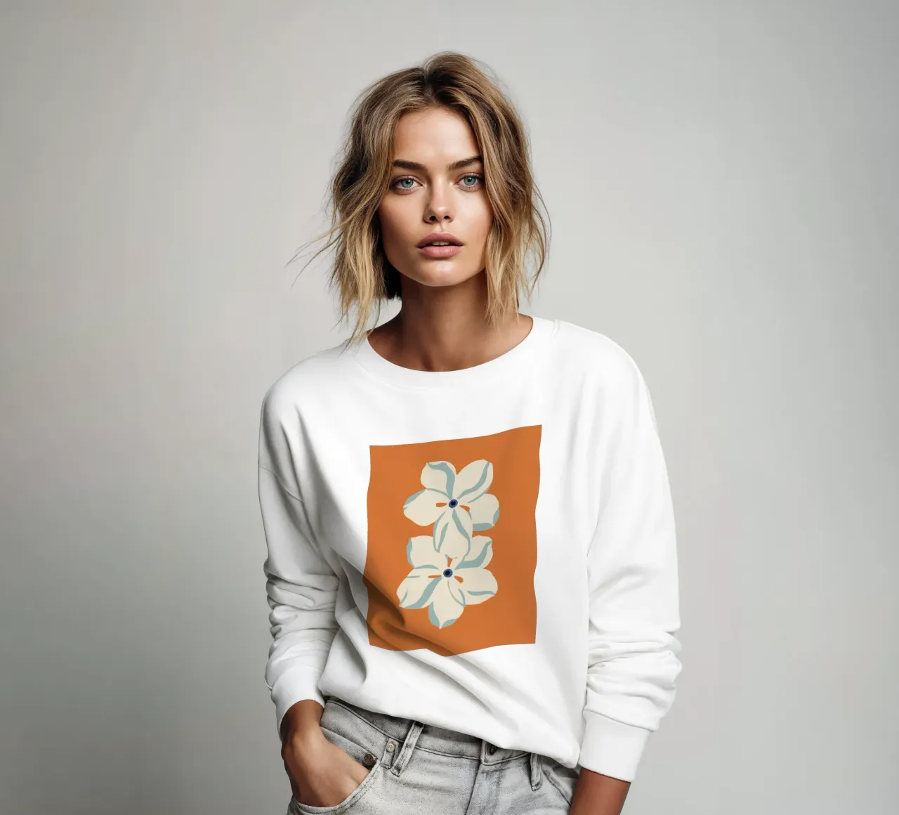Terracotta Bloom Sprig felpa da Moonlite Desire