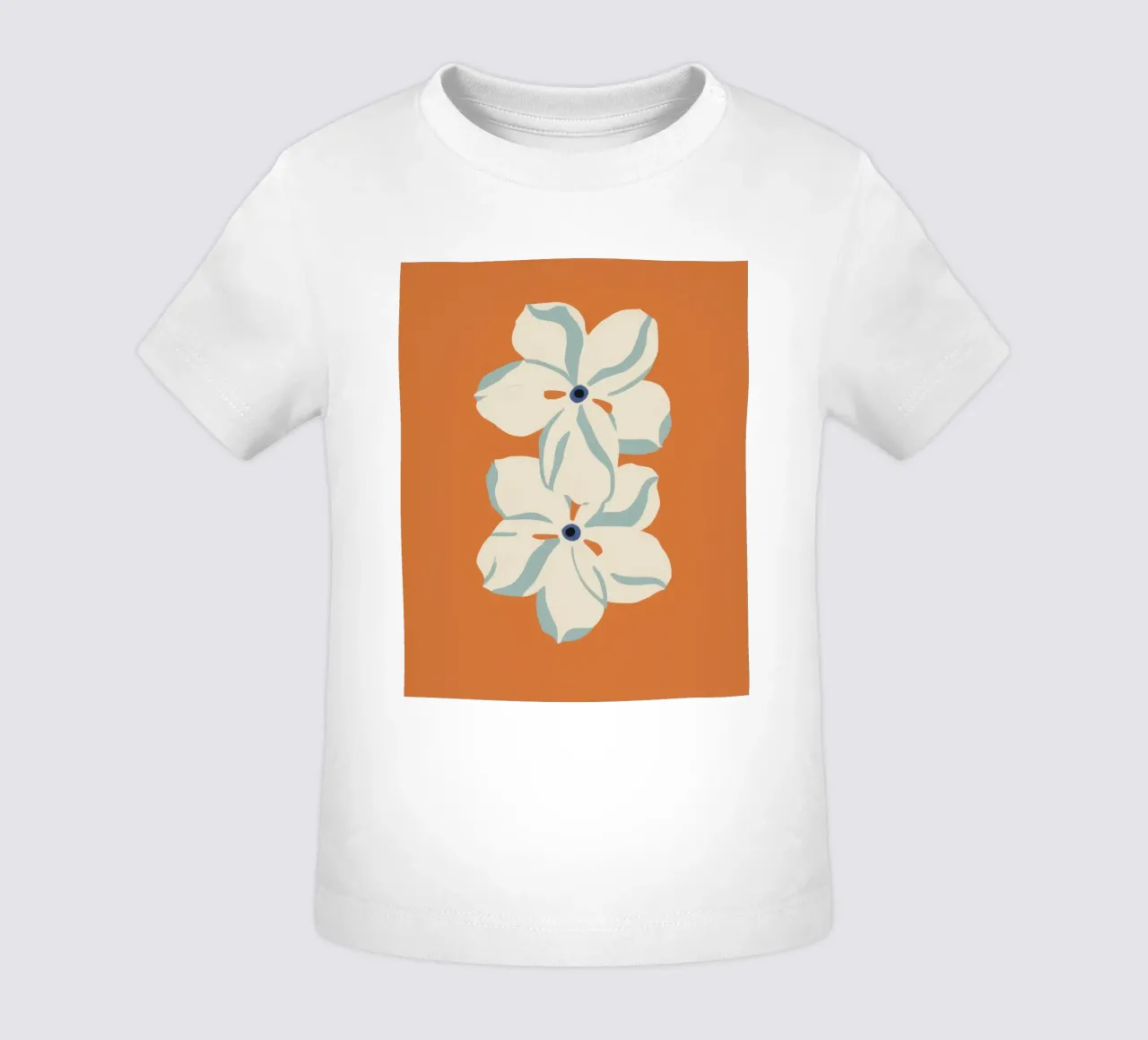 Flor de terracota camiseta de bebé de Moonlite Desire